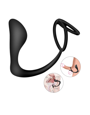 GASTON, Stimulateur Prostatique dans un silicone doux et lisse 