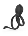PEPIN, Cockring à double anneaux dans un silicone médical doux avec 1 mode de vibration