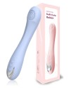 Vibromasseur silicone 10 modes de vibration USB bleu