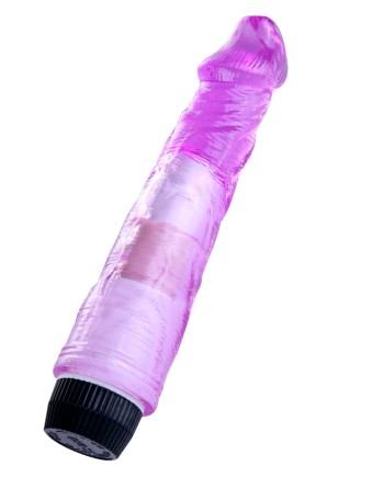 Vibromasseur 20 cm Jelly violet avec Picots