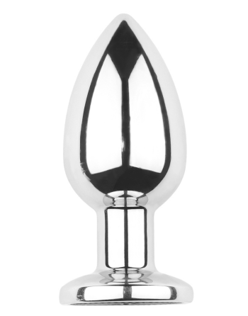 Plug vibrant acier inoxydable anal taille M avec télécommande, USB BOOTY