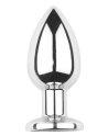Plug vibrant acier inoxydable anal taille M avec télécommande, USB BOOTY