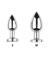 Plug vibrant acier inoxydable anal taille M avec télécommande, USB BOOTY