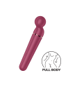 Vibromasseur wand rouge USB 60 vibrations Planet Wand-er Satisfyer 