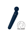 Vibromasseur wand bleu USB 60 vibrations Planet Wand-er Satisfyer 