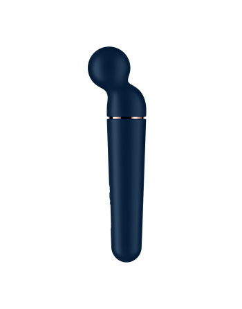 Vibromasseur wand bleu USB 60 vibrations Planet Wand-er Satisfyer 