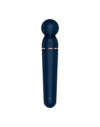 Vibromasseur wand bleu USB 60 vibrations Planet Wand-er Satisfyer 