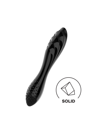 Gode en verre noir haute qualité Dazzling Crystal 1 Satisfyer 