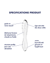 Gode en verre transparent haute qualité Dazzling Crystal 1 Satisfyer 
