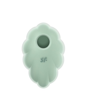 Stimulateur clitoridien par onde de pression sans contact et par vibration USB vert menthe, Cloud Dancer Satisfyer 