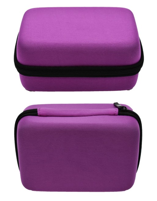 Boite de rangement coquée couleur violette 