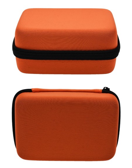 Boite de rangement coquée couleur orange 