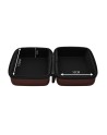 Boite de rangement coquée couleur marron 