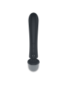 2 en 1 Vibromasseur rabbit et wand noir USB Triple Lover Satisfyer 