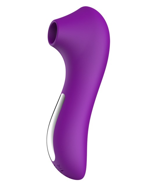 Stimulateur succion de clitoris et tétons USB violet