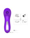 Stimulateur succion de clitoris et tétons USB violet