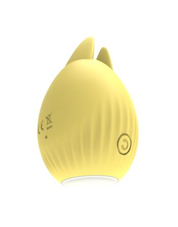 Stimulateur clitoridien Bunny USB jaune Martie 