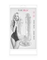 Double gode ventouse transparent 