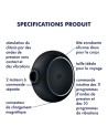 Stimulateur clitoridien par air pulsé et vibration USB Pro To Go 3 Satisfyer 