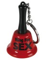 Cloche rouge porte clefs Ring For Sex 