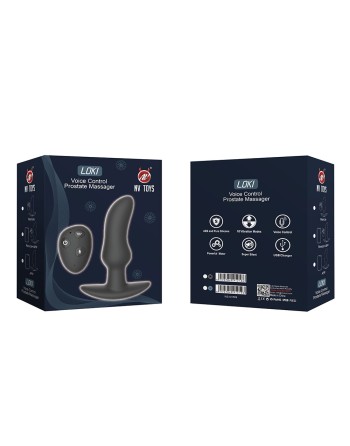 Stimulateur de prostate télécommandé USB avec option commande vocale LOKI 