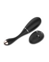 Œuf vibrant télécommandé USB noir avec option commande vocale LOLA-S 