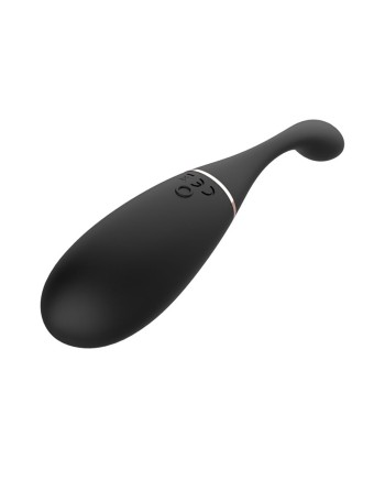 Œuf vibrant télécommandé USB noir avec option commande vocale LOLA-S 