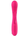 Vibromasseur triple stimulation très puissant rose USB 