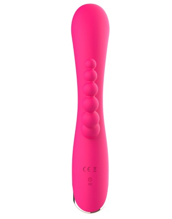 Vibromasseur triple stimulation très puissant rose USB 