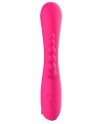 Vibromasseur triple stimulation très puissant rose USB 
