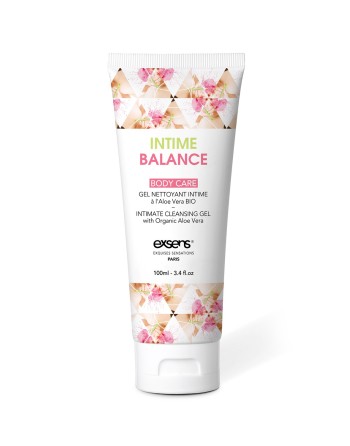 Gel nettoyant intime à l'aloe vera organique 100ml Intime Balance