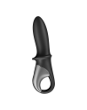 Vibromasseur noir USB, chauffant et connecté Hot Passion Satisfyer