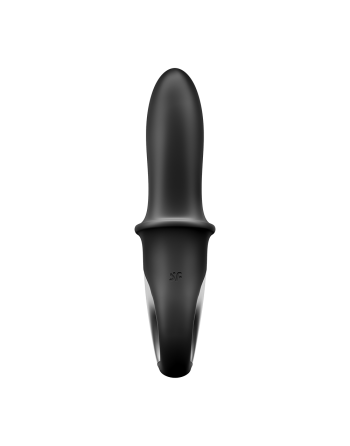 Vibromasseur noir USB, chauffant et connecté Hot Passion Satisfyer