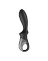 Vibromasseur noir USB, chauffant et connecté Heat Climax Satisfyer