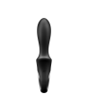 Vibromasseur noir USB, chauffant et connecté Heat Climax Satisfyer