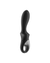 Vibromasseur noir USB, chauffant et connecté Heat Climax Satisfyer