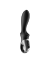 Vibromasseur noir USB, chauffant et connecté Heat Climax Satisfyer