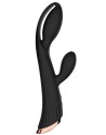 Vibromasseur noir avec stimulateur de clitoris LRIS USB