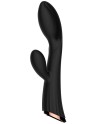 Vibromasseur noir avec stimulateur de clitoris LRIS USB