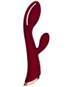 Vibromasseur rouge avec stimulateur de clitoris LRIS USB
