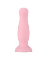 Plug anal ventouse rose pastel taille M 