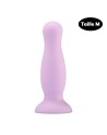 Plug anal ventouse violet pastel taille M 