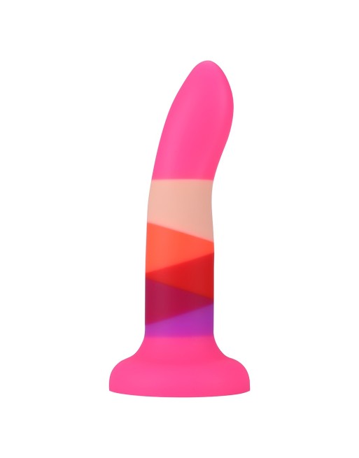 Gode ventouse 6 couleurs rose 