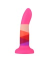 Gode ventouse 6 couleurs rose 