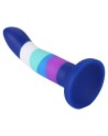 Gode ventouse 6 couleurs bleu 