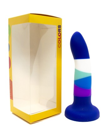 Gode ventouse 6 couleurs bleu 