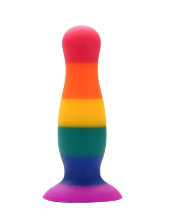 Plug anal ventouse multicouleur taille M 