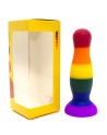 Plug anal ventouse multicouleur taille M 