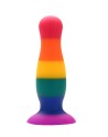 Plug anal ventouse multicouleur taille S 