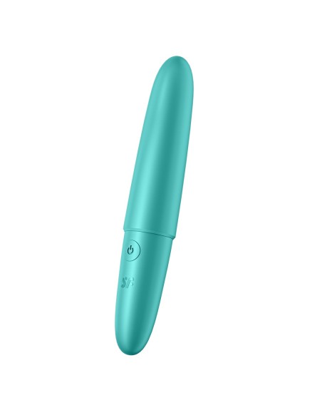 Vibromasseur turquoise USB Ultra Power Bullet 6 Satisfyer 